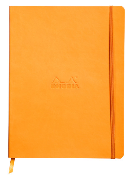 Rhodia Softcover Notebook - Large - Orange - Lined